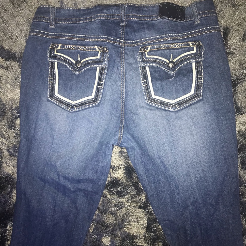 Antique Rivet Jeans - Picture 2 of 2